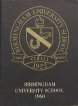 1960 Birmingham University School Yearbook from Birmingham, Alabama cover image