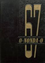 Nunda Central School 1967 yearbook cover photo