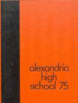 Alexandria High School 1975 yearbook cover photo