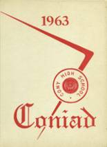 1963 Cony High School Yearbook from Augusta, Maine cover image