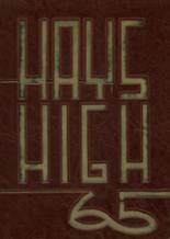 Hays High School 1965 yearbook cover photo