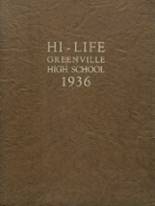 1936 Greenville High School Yearbook from Greenville, Michigan cover image