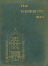 St. Wendelin High School 1946 yearbook cover photo