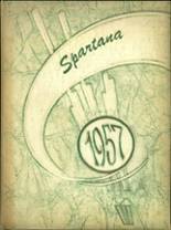 Springfield High School 1957 yearbook cover photo