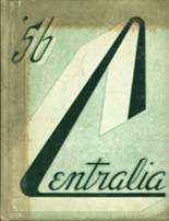 Bay City Central High School 1956 yearbook cover photo
