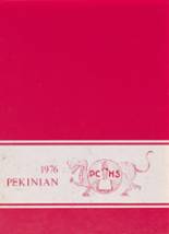 Pekin Community High School 1976 yearbook cover photo