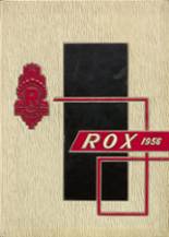 Roxana High School 1956 yearbook cover photo