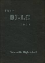 Shortsville High School 1938 yearbook cover photo