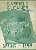 Garfield Junior High School 1949 yearbook cover photo