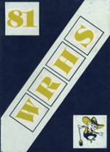 Wheatridge High School 1981 yearbook cover photo