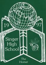 Singer High School 1997 yearbook cover photo