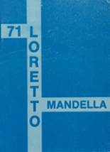 Loretto Academy 1971 yearbook cover photo