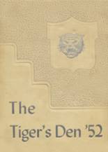Daingerfield High School 1952 yearbook cover photo