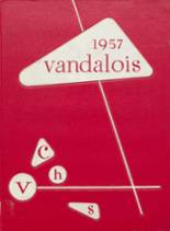 Vandalia Community High School 1957 yearbook cover photo