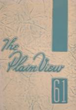 Plainview High School 1961 yearbook cover photo