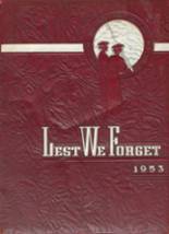 1953 Holmes High School Yearbook from Covington, Kentucky cover image