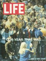 North High School 1973 yearbook cover photo