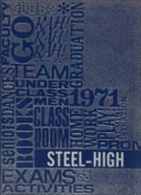 Steelton-Highspire High School 1971 yearbook cover photo