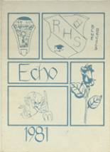 1981 Richmond Community High School Yearbook from Richmond, Virginia cover image