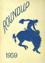 Wyoming High School 1959 yearbook cover photo