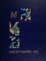West High School 1968 yearbook cover photo