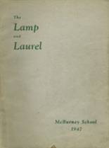 McBurney High School 1947 yearbook cover photo