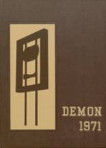 Burlington High School 1971 yearbook cover photo