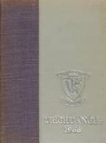 J. M. Wright Technical School 1966 yearbook cover photo