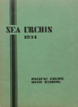 Pacific Grove High School 1934 yearbook cover photo