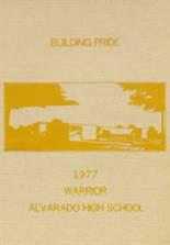 Alvarado High School 1977 yearbook cover photo