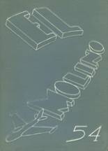 Hawthorne High School 1954 yearbook cover photo