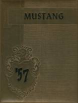 Manitou Springs High School 1957 yearbook cover photo