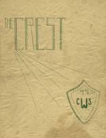 1943 Wilson High School Yearbook from Wilson, New York cover image