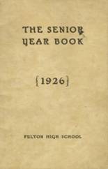 Fulton High School 1926 yearbook cover photo