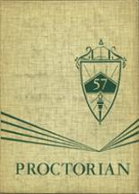 Proctor High School 1957 yearbook cover photo