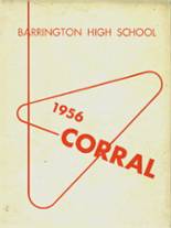 Barrington High School 1956 yearbook cover photo