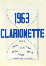 Clarion Area High School 1963 yearbook cover photo
