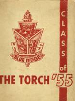 Blue Ridge High School 1955 yearbook cover photo