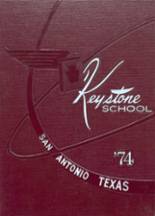 Keystone School 1974 yearbook cover photo