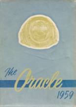 Central Cambria High School 1959 yearbook cover photo