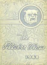 Plainview High School 1948 yearbook cover photo