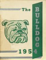 Mentone High School 1954 yearbook cover photo