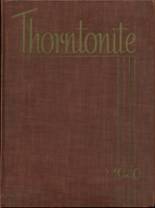 Thornton Township High School 1940 yearbook cover photo