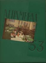 Alhambra High School 1953 yearbook cover photo