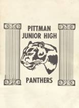 Pittman Junior High School 1971 yearbook cover photo
