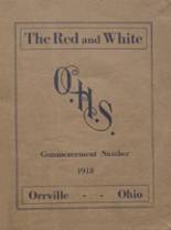 1918 Orrville High School Yearbook from Orrville, Ohio cover image