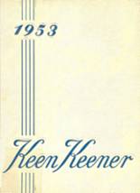 Demotte High School 1953 yearbook cover photo