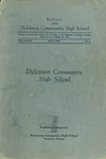 Dickinson High School 1942 yearbook cover photo