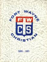 Ft. Wayne Christian High School 1971 yearbook cover photo