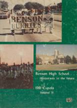 Benson High School 1981 yearbook cover photo